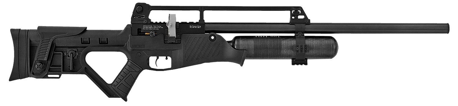 Hatsan Blitz .25 Cal Semi/Full-Auto PCP Air Rifle Carbon Fiber Tank Black