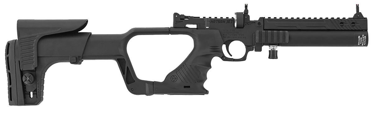 Hatsan Jet I .22 Cal Side-Lever PCP Air Rifle Dual Air Cylinders Black