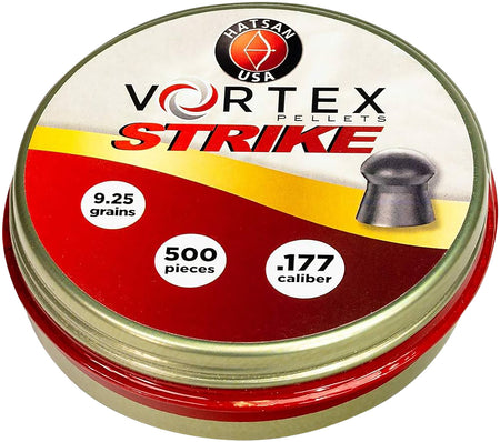 Hatsan USA Vortex Strike 177Cal Lead Domed Pellets Bottle of 500