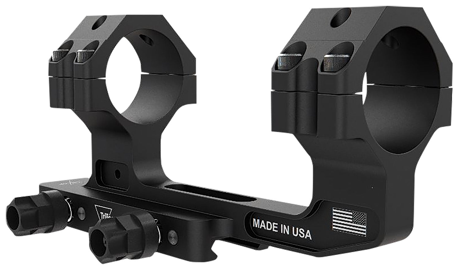 Trijicon AC22050 Matte Black 34mm Tube Cantilever Scope Mount and Ring Combo, Picatinny Rail Q-LOC