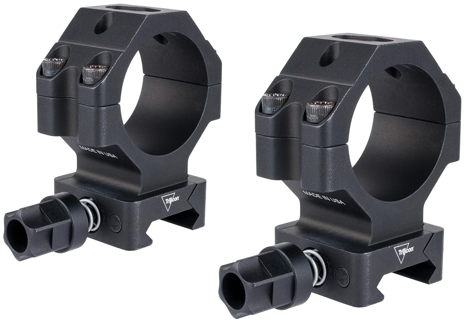 Trijicon AC22066 Q-LOC Technology 30mm High Profile Matte Black Riflescope Rings