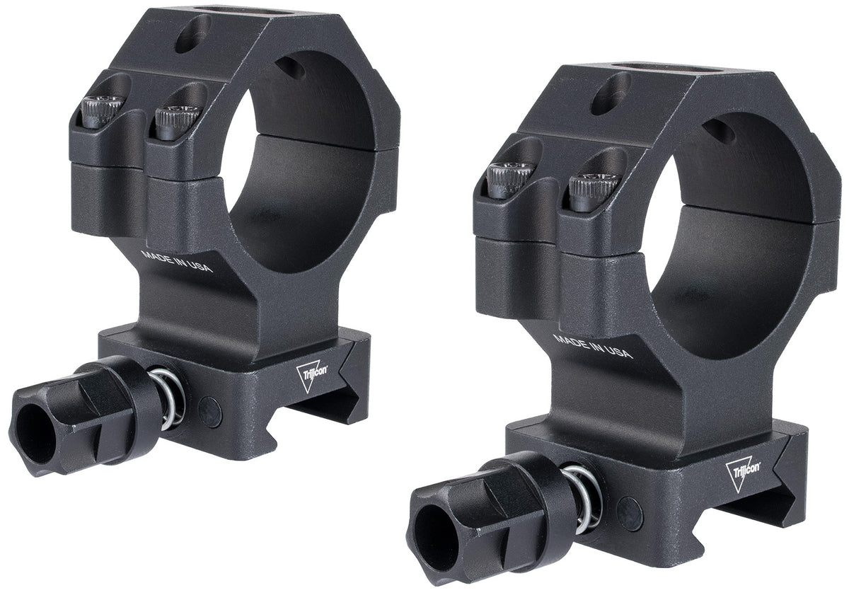 Trijicon AC22067 Q-LOC Technology 30mm Extra High Matte Black Riflescope Rings