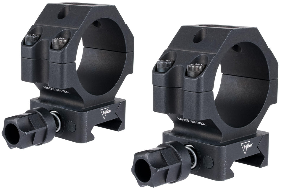 Trijicon AC22069 Q-LOC Technology 34mm Medium Profile Matte Black Riflescope Rings