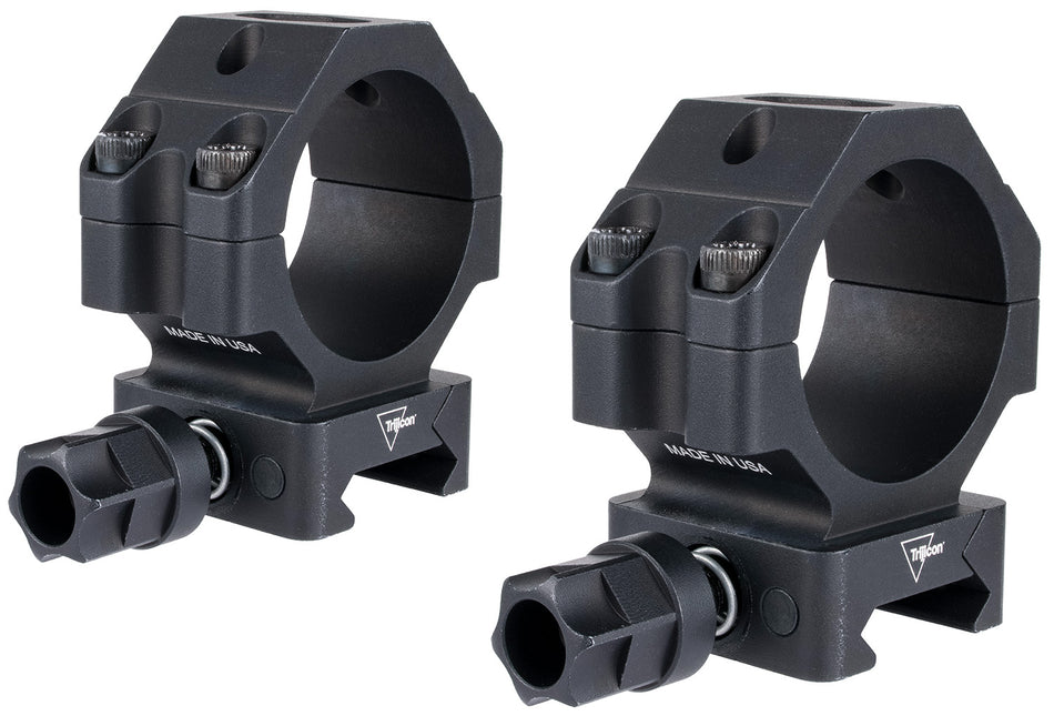 Trijicon AC22073 Q-LOC Technology 35mm Medium Profile Matte Black Riflescope Rings