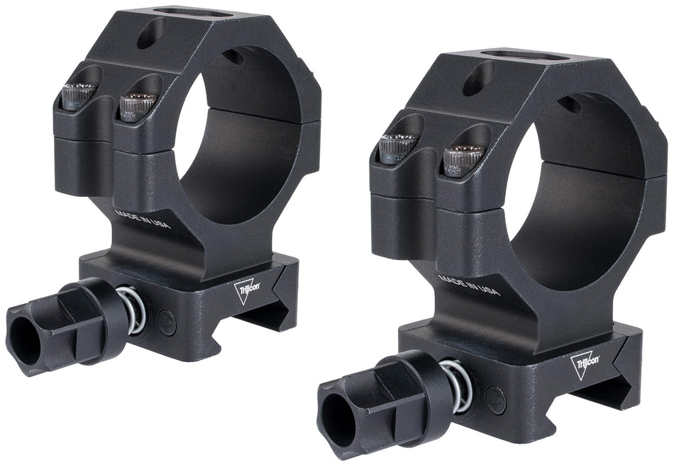 Trijicon AC22074 Q-LOC Technology 35mm High Profile Matte Black Riflescope Rings