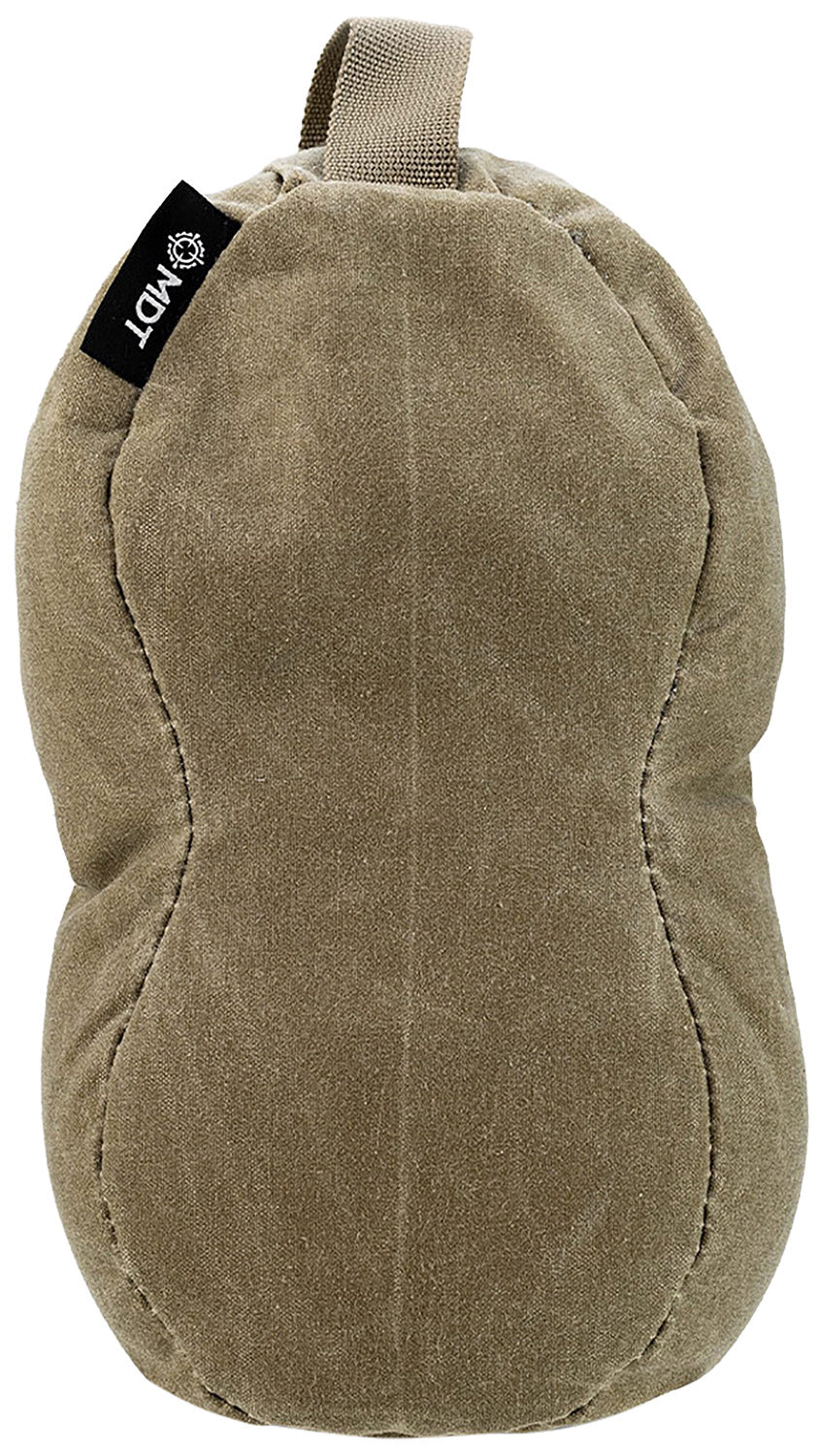 MDT Peanut Shooting Bag Prefilled Waxed Canvas, Glass Bead Fill, 8-9 lbs