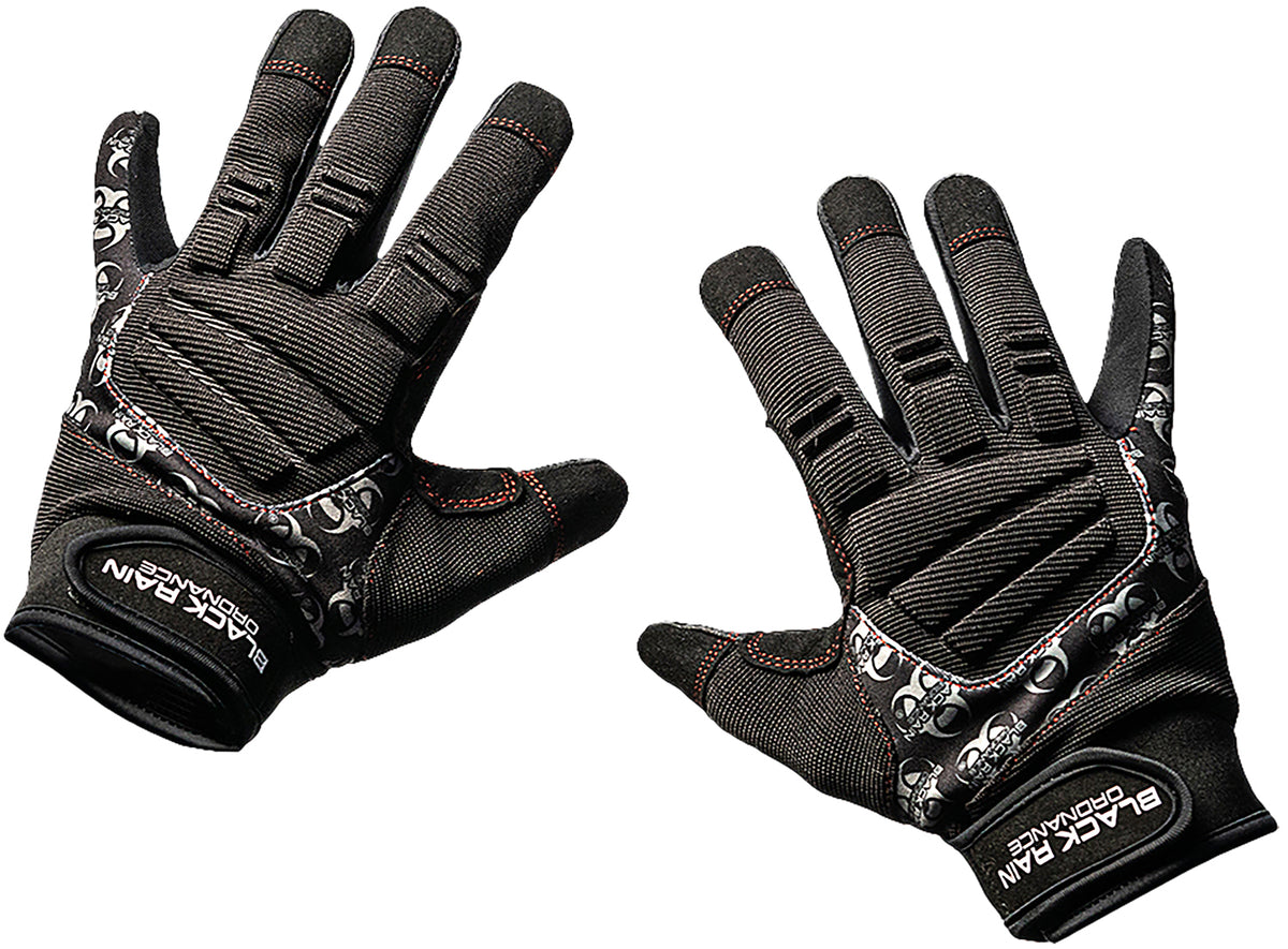 Black Rain Ordnance Small Tactical Gloves Black and Gray Velcro