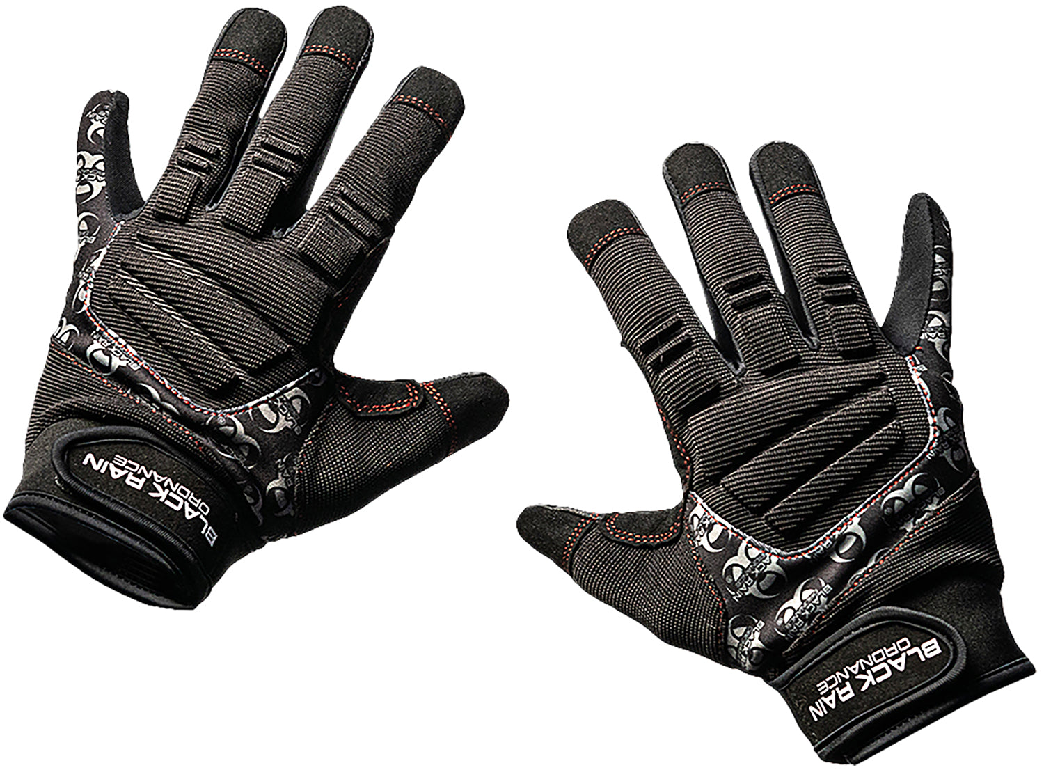 Black Rain Ordnance Small Tactical Gloves Black and Gray Velcro
