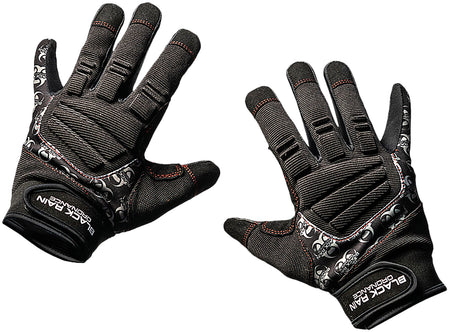 Black Rain Ordnance XL Tactical Gloves Black/Gray Silicone Grip Velcro