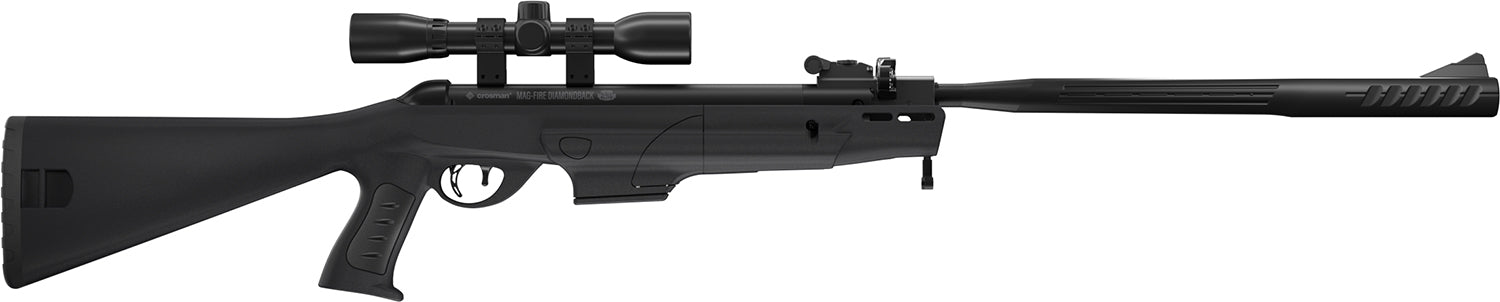 Crosman Mag-Fire Diamondback .22 Caliber Break Barrel Air Rifle All-Weather Tactical Stock 4x32 Scope
