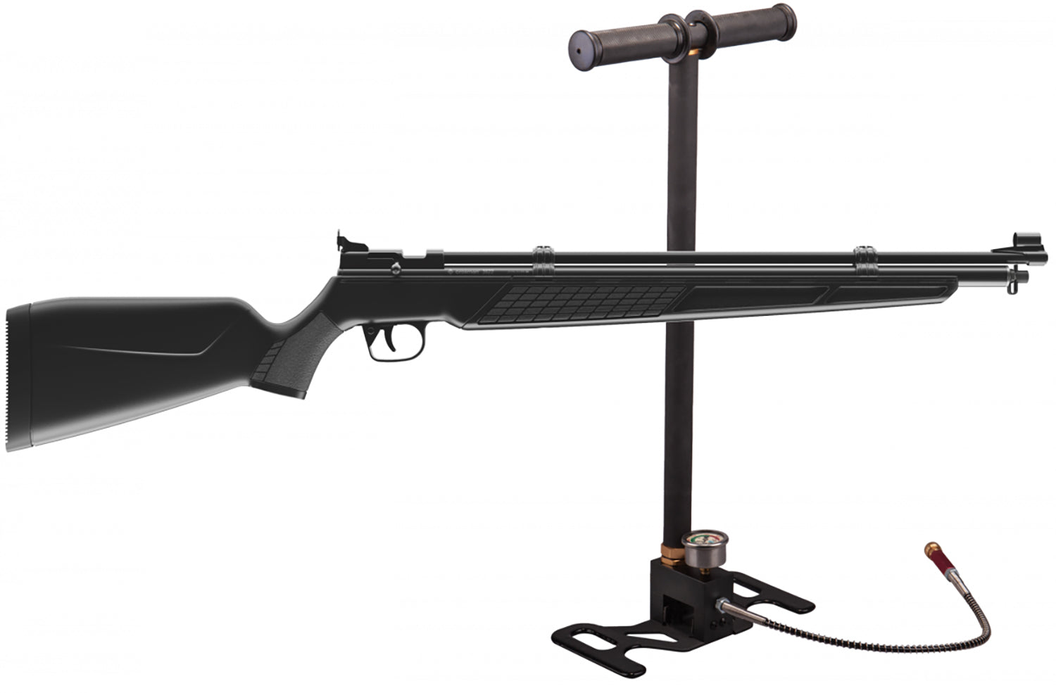 Crosman C3622SKT PCP-Powered .22 Caliber Air Rifle Starter Kit with High Pressure Pump
