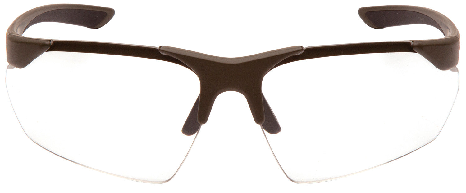 Pyramex Drone 2.0 Safety Glasses Clear Anti-Fog Lens OD Green Tactical Frame