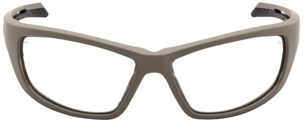 Pyramex VGST1310T Howitzer Protective Eyewear Clear Anti-Fog Lens Tan Frame