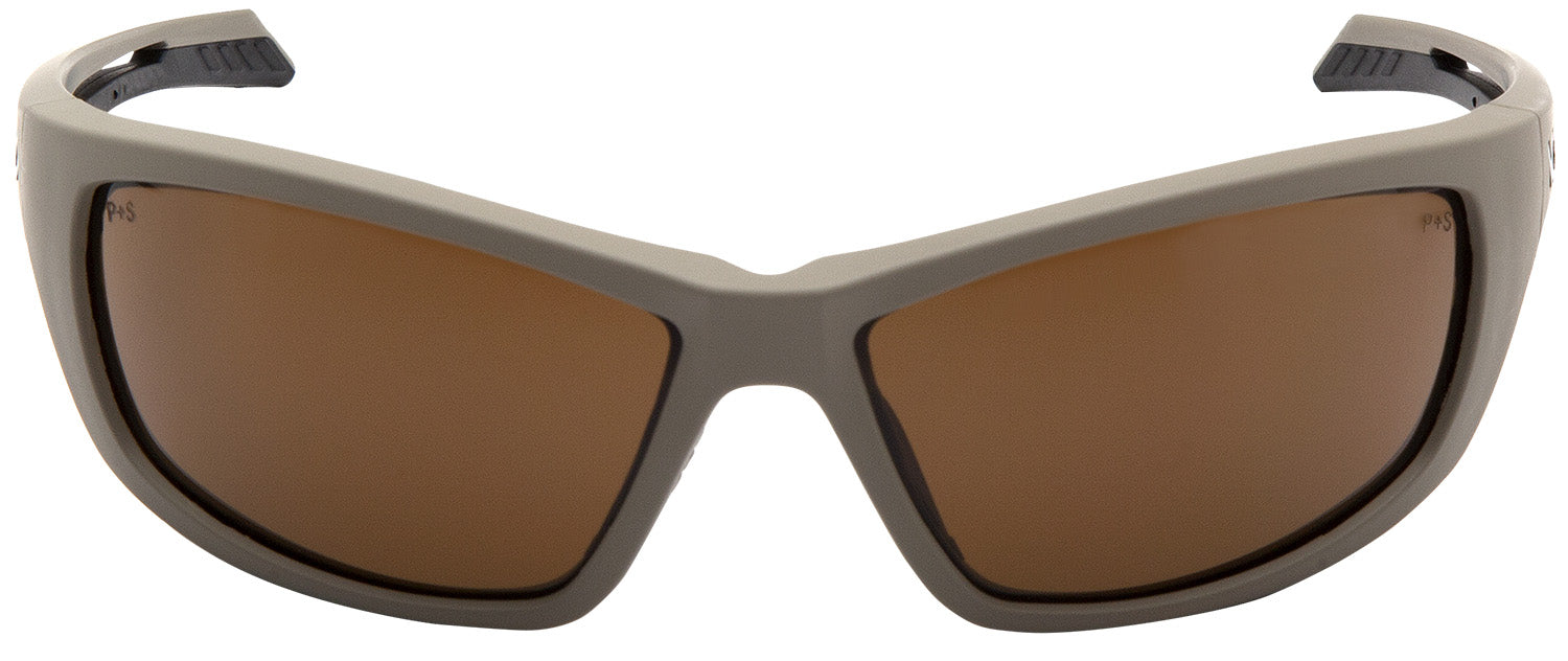 Pyramex VGST1318T Howitzer Protective Eyewear Bronze Anti-Fog Lens Tan Frame
