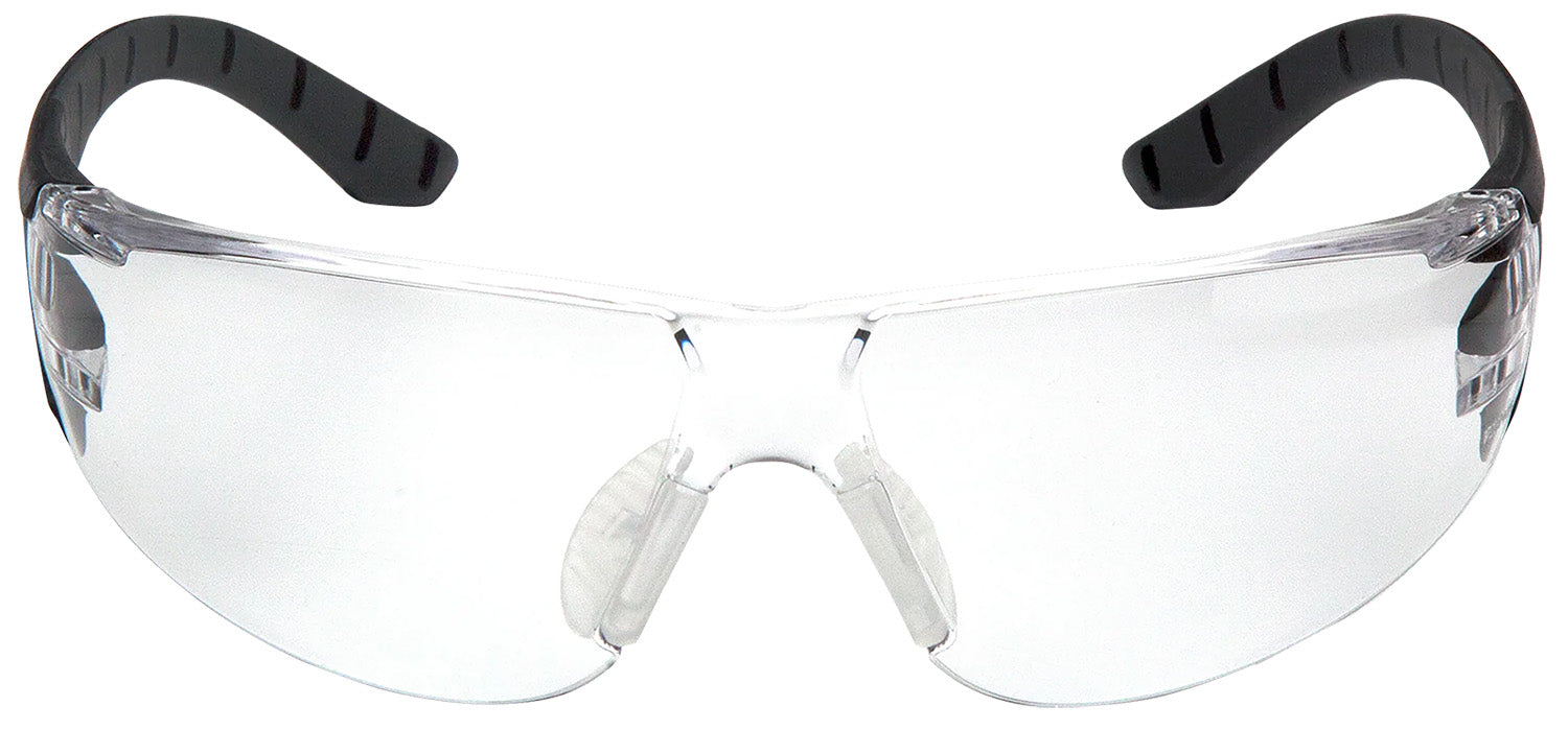 Pyramex PYSBG9610ST Endeavor Protective Eyewear Clear Anti-Fog Lens Black-Gray Frame