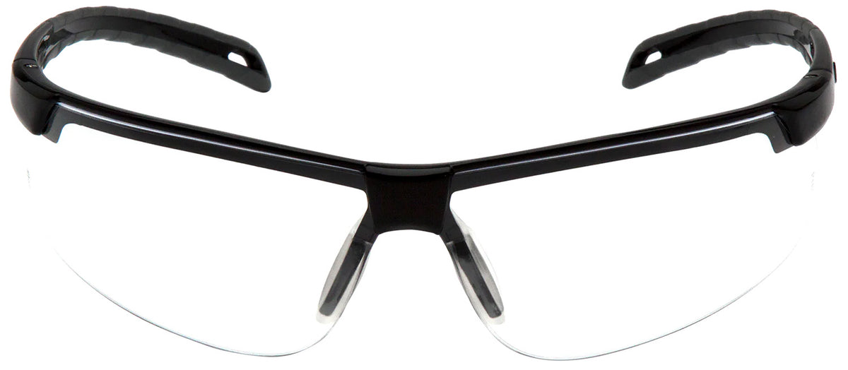 Pyramex PYSB8610DT Everlite Protective Eyewear Clear Anti-Fog Lens Black Frame