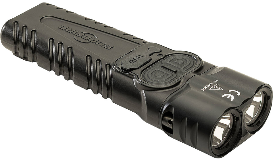 SureFire PLRC Stiletto Pro II Black Anodized Compact Rechargeable 1500 Lumens Flashlight