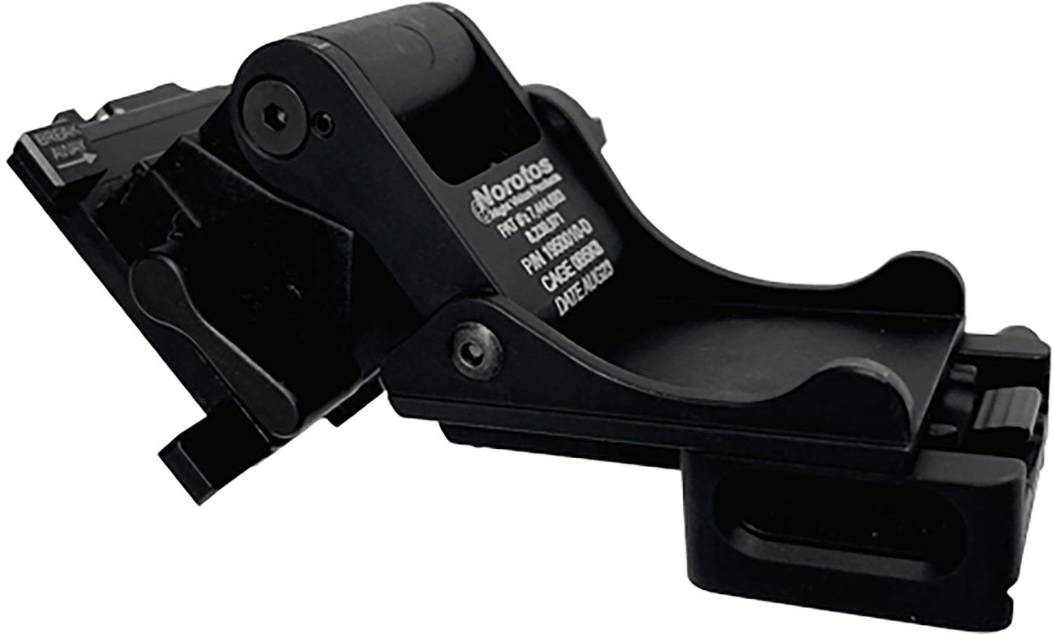 ATN PS31 Compatible Dovetail Helmet Mounting Assembly Black