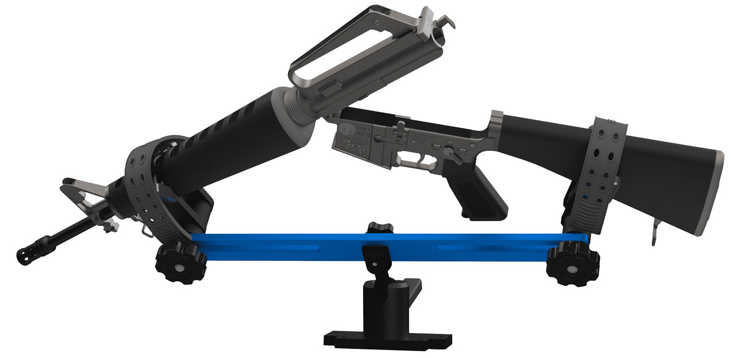 Berry's Model 58812 Black/Blue Gun Vise System for Scope Mounting, Cleaning, and Parts Work