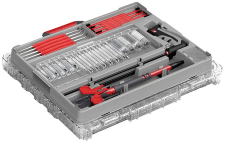 Real Avid AVBMMK Multi-Cal Bore-Max Master Cleaning and Workstation Kit 12 and 20 Gauge Gray Red