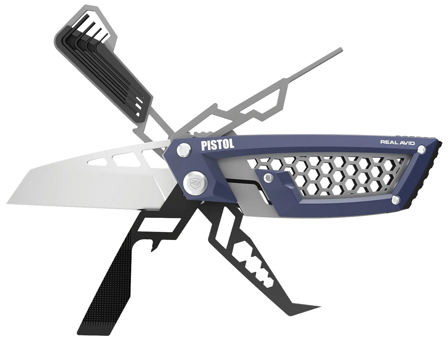 Real Avid AVGTEP Gun Tool Edge Pistol 2.60" Wharncliffe Stainless Steel Field Tool