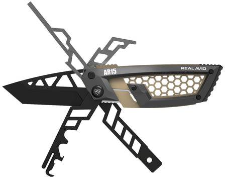Real Avid AVGTEAR AR-15 Gun Tool Edge 2.60" Tanto Stainless Steel Field Multi-Tool