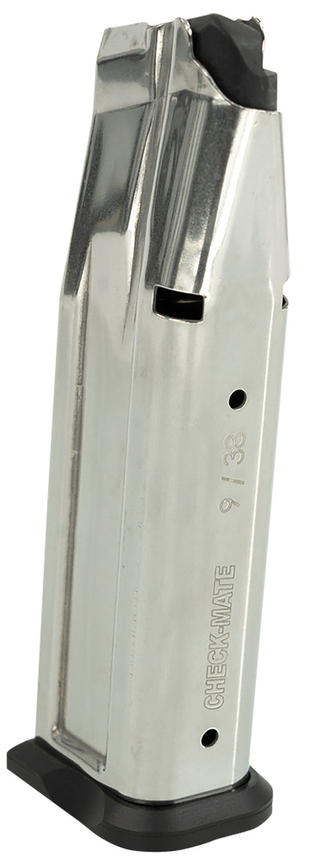 SDS Imports 80001507 17-Round 9mm Checkmate Double Stack 1911 Mag Chrome