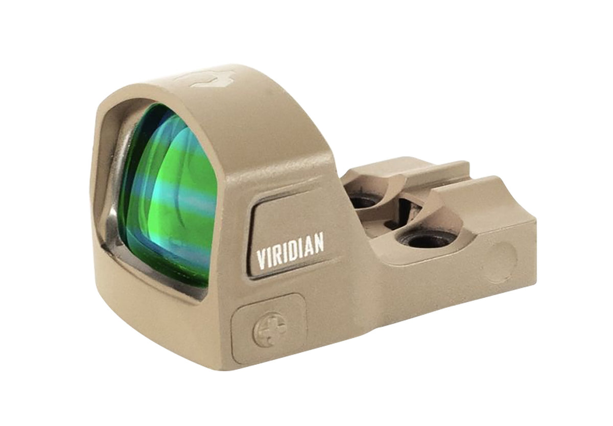 Viridian RFX15 3 MOA Green Dot Flat Dark Earth 1x17x24mm Pistol Reflex Sight