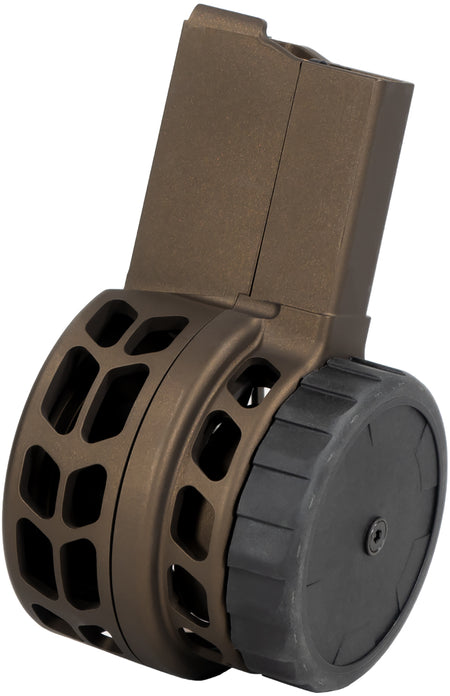 Warrior Systems W15MBSK1 Midnight Bronze Skeletonized 50 Round 5.56x45mm AR-15 Aluminum Magazine