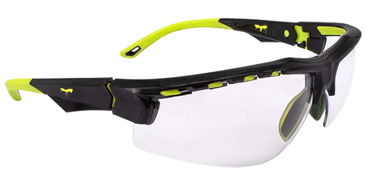 Radians TXE810CS Shooting Glasses Clear Lens High-Visibility Frame