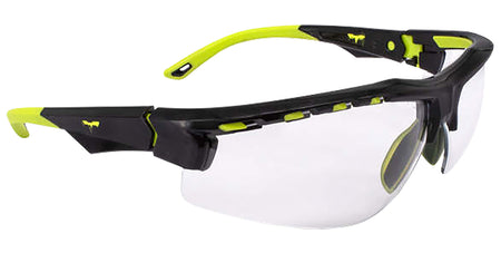 Radians TXE810CS Shooting Glasses Clear Lens High-Visibility Frame