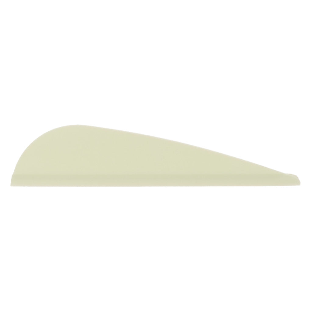 AAE Plastifletch Elite White Fletching Vanes 1.75 in. 100 pk.