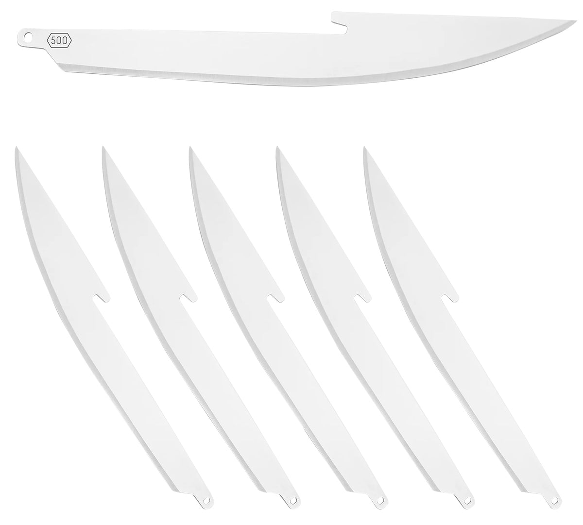 Outdoor Edge RR506 6-Pack 5" Boning/Fillet 420J2 SS 500 Series Replacement Knife Blades