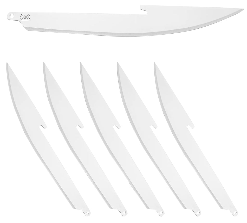 Outdoor Edge RR506 6-Pack 5" Boning/Fillet 420J2 SS 500 Series Replacement Knife Blades