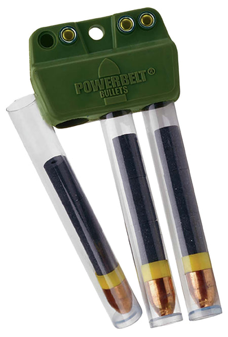 PowerBelt AC1501 SpeedClip 50 Cal Muzzleloader Speed Loader Green Plastic Capacity 3