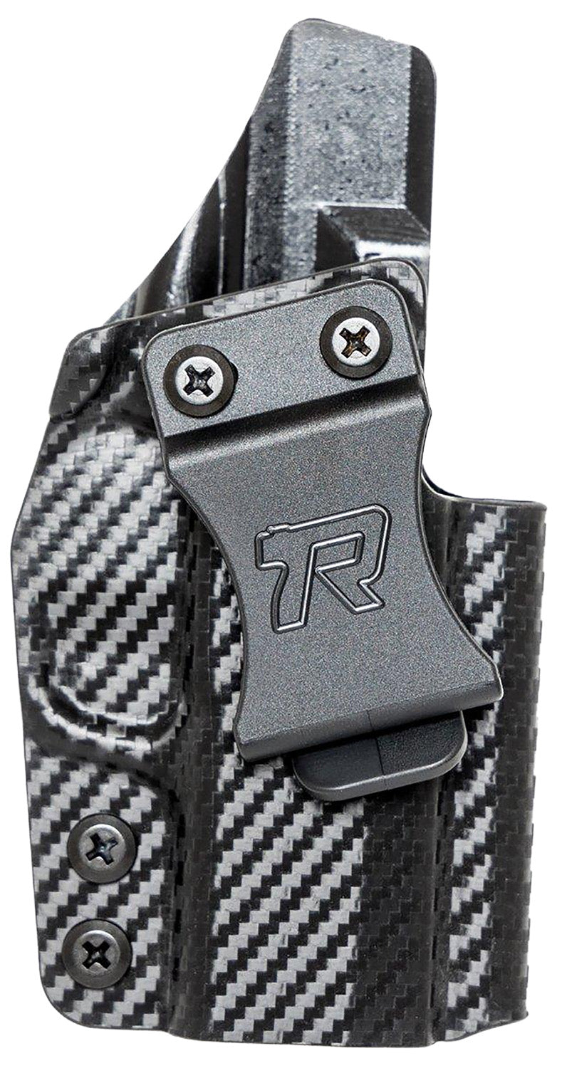 Rounded Gear Right Hand KYDEX IWB Concealed Carry Holster for Glock G43 Black