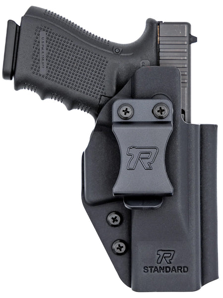 Rounded Gear Universal Standard Handgun Kydex IWB Holster Black Belt Clip Right Hand