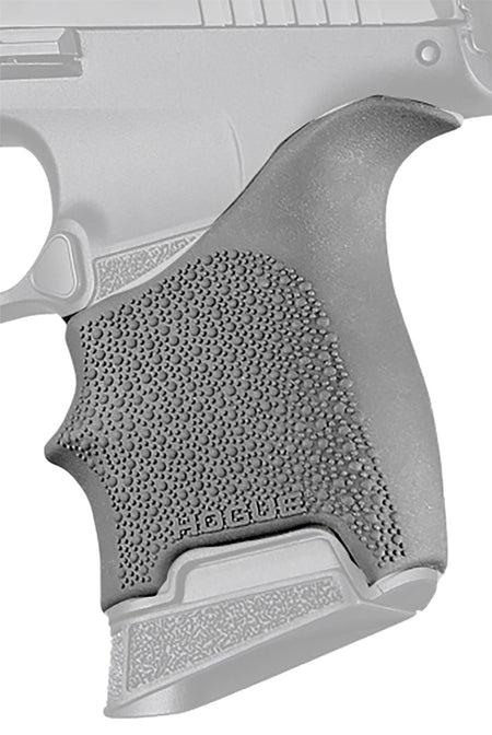 Hogue 18702 Beavertail HandAll Grip Sleeve in Slate Gray Rubber, Ruger LCP Max Compatible