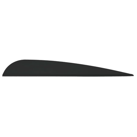 AAE Plastifletch Elite Black Fletching Vanes 3.875 in. 100 pk.