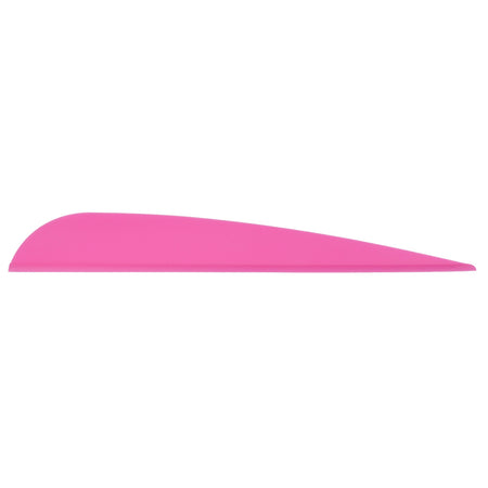 AAE Plastifletch Elite Hot Pink Fletching Vanes 3.875 in. 100 pk.
