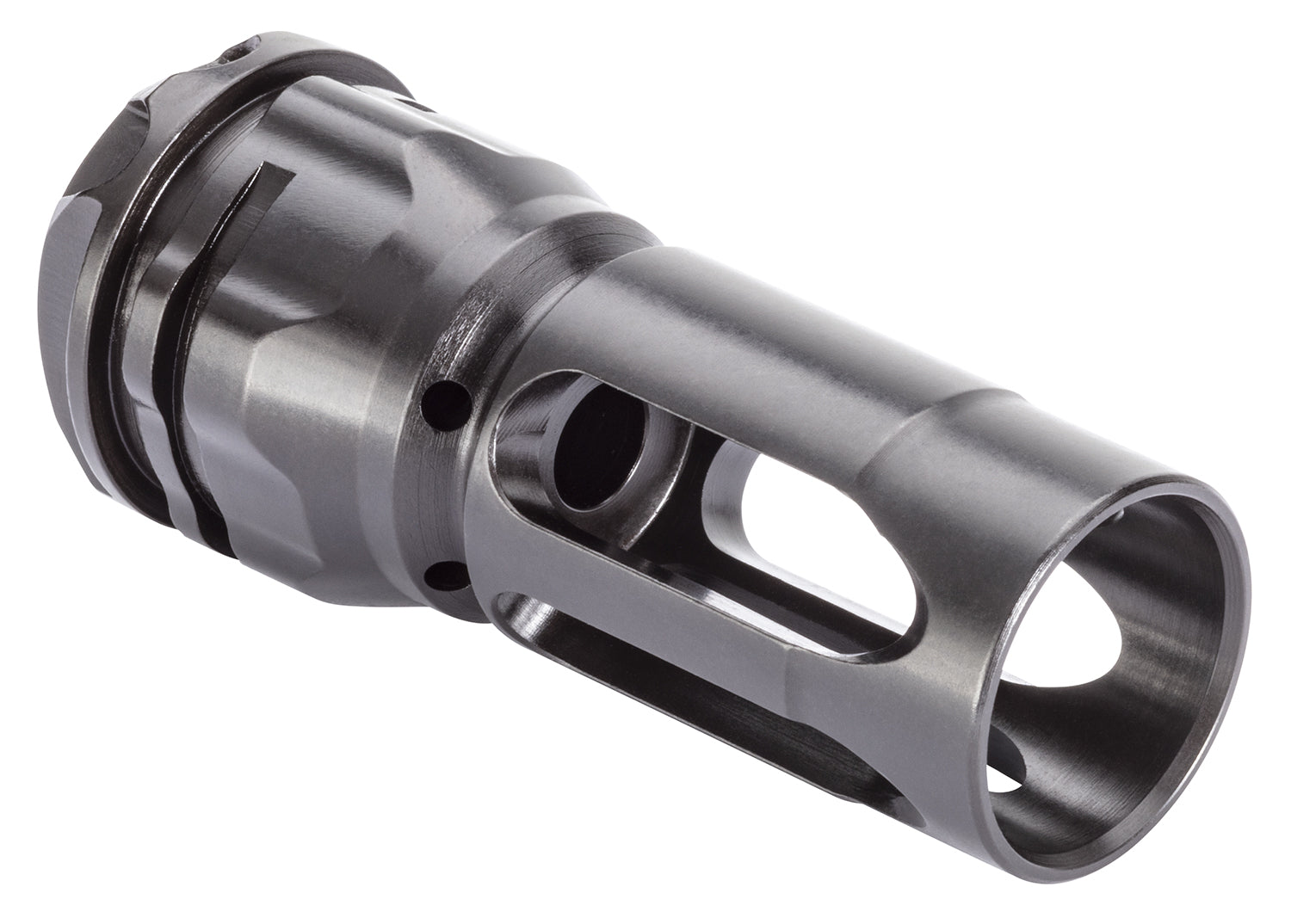 Gemtech ETM 5.56 Flash Hider 13815 1/2-28 Pre-Dimpled for 14.5" Barrel Pin & Weld