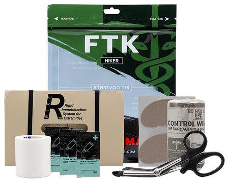 Tacmed Solutions 00119 Field Hiker Trauma Kit with Antibiotic Ointment and Trauma Shears