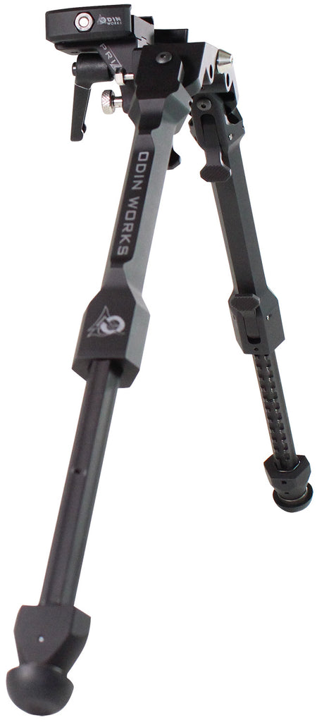 Odin Works Precision Bipod Arca Black 4"-14.5" 6061 Aluminum 303 Stainless BPPRIZMARCABLK