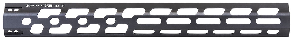 Odin Works RUNE M-LOK AR-15 Forend 15.2", Lightweight Black Aluminum, Mounting Hardware