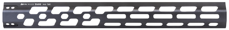 Odin Works RUNE M-LOK AR-15 Forend 15.2", Lightweight Black Aluminum, Mounting Hardware