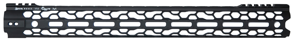 Odin Works F17MLO2308206 AR-10 O2 Lite M-LOK Handguard, 17.5 Inch, Hard Anodized Black