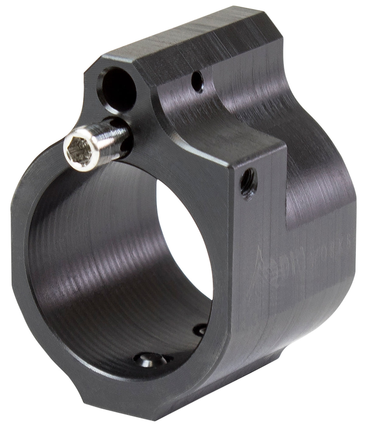 Odin Works Adjustable Gas Block .875" Low Profile Carbon Steel Black Nitride Finish