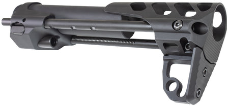Odin Works Close Quarters Stock Black 6061-T6 Aluminum AR-15 with Ambidextrous QD Mounts
