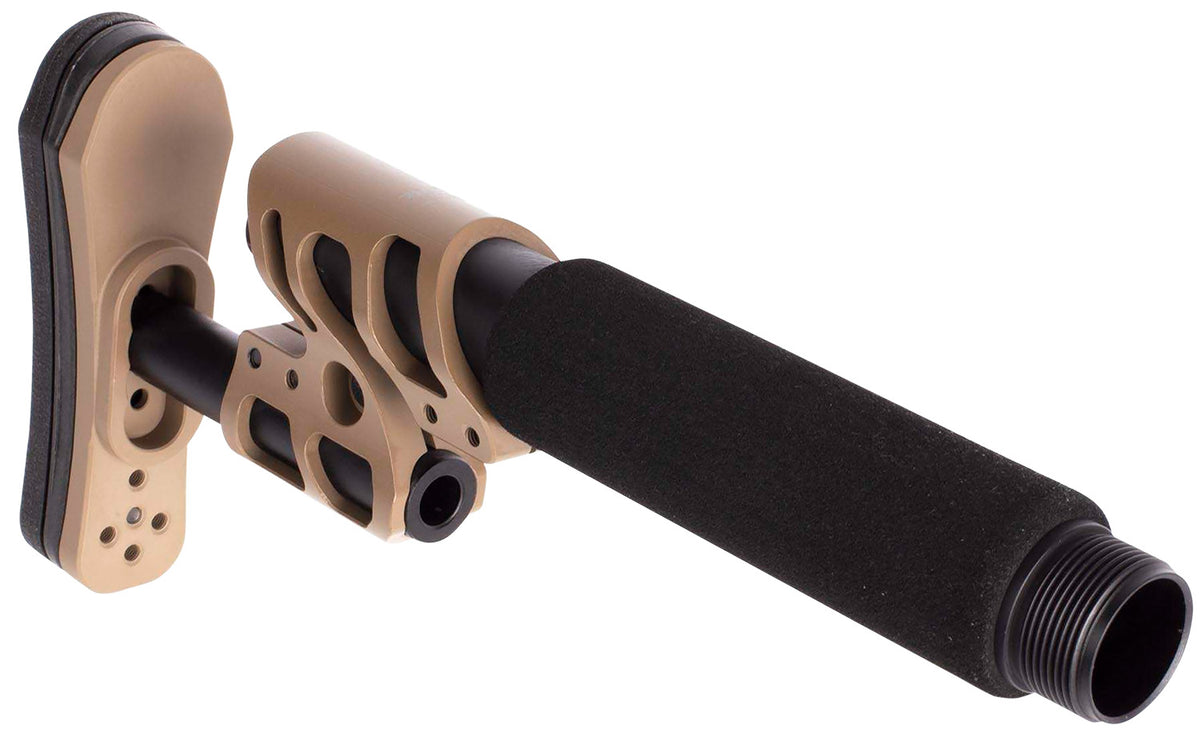 Odin Works Zulu 2.0 Flat Dark Earth Adjustable Rifle Stock Kit with Reversible QD Adapter