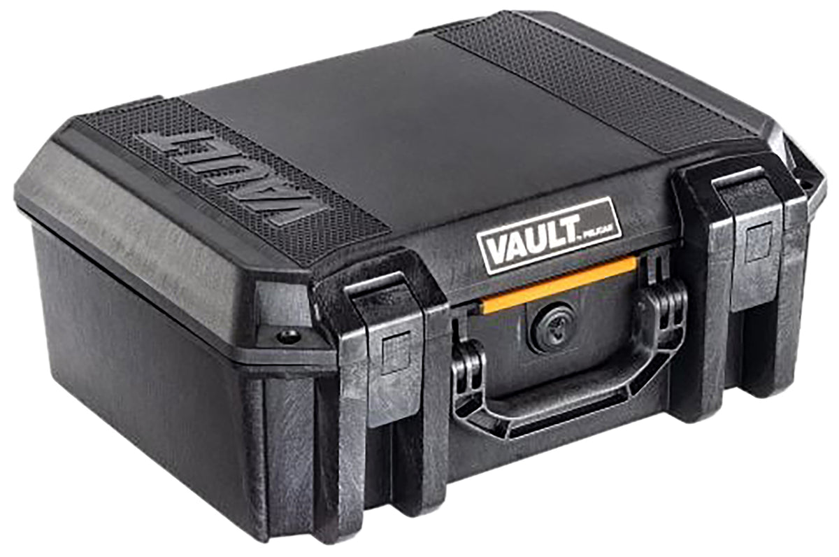 Pelican 2504430001 Vault 5-Pistol Case Black Polymer Push-Button Latch Foam